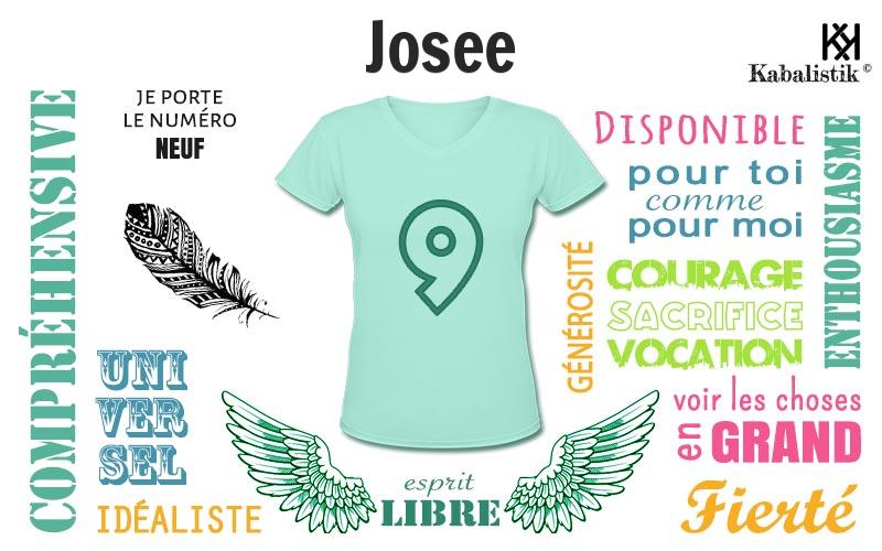La signification numérologique du prénom Josee
