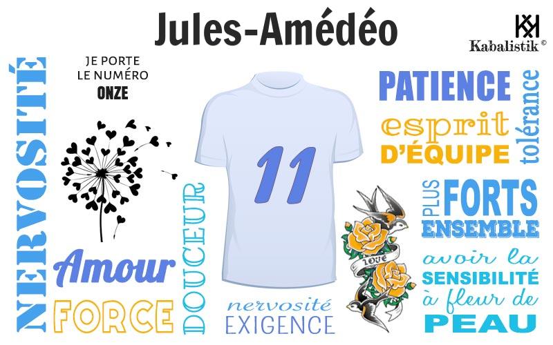 La signification numérologique du prénom Jules-amédéo