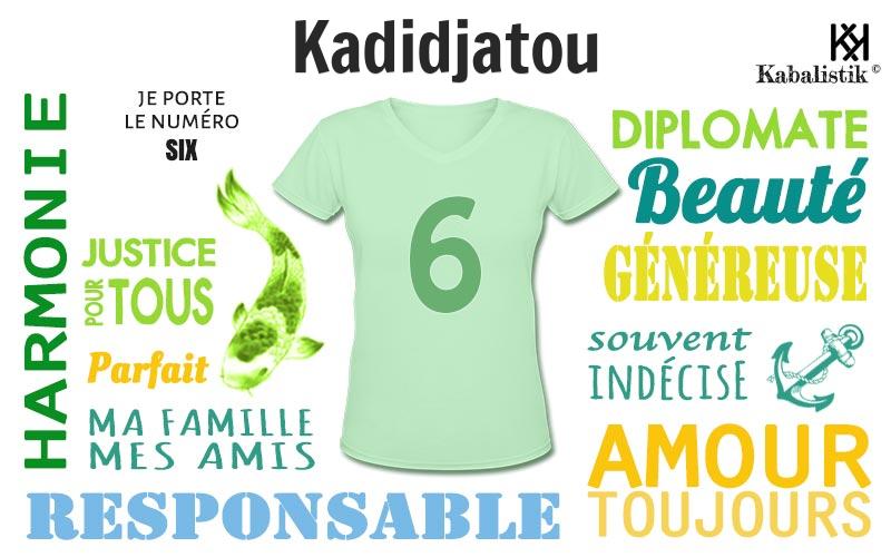 La signification numérologique du prénom Kadidjatou