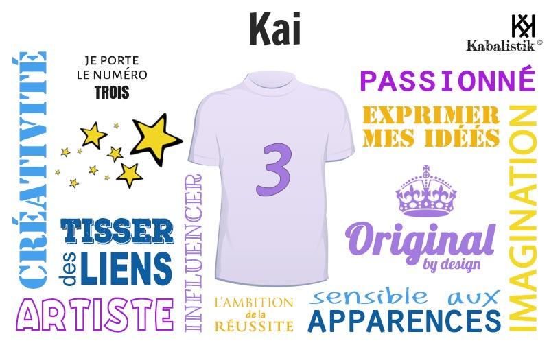 La signification numérologique du prénom Kai