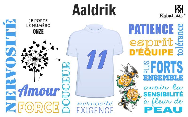 La signification numérologique du prénom Aaldrik