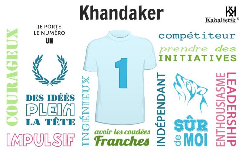 La signification numérologique du prénom Khandaker