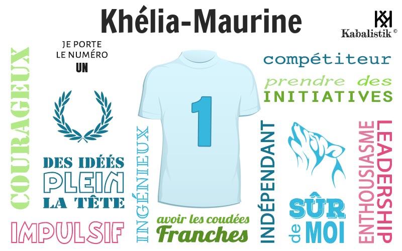 La signification numérologique du prénom Khélia-maurine