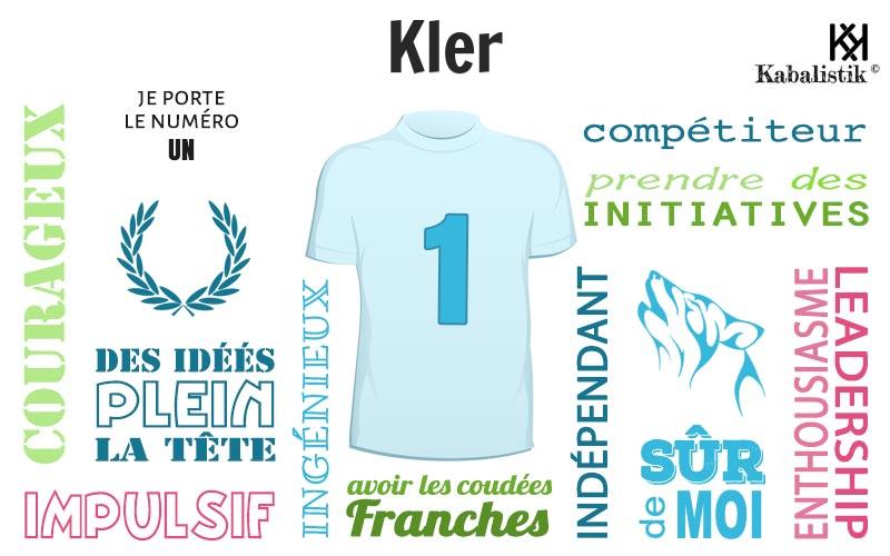 La signification numérologique du prénom Kler