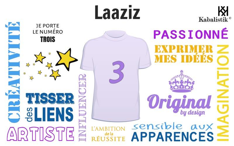 La signification numérologique du prénom Laaziz