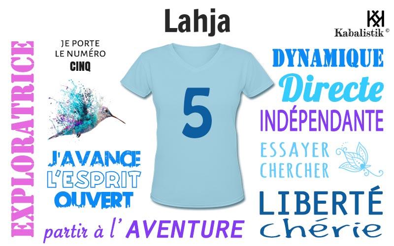 La signification numérologique du prénom Lahja
