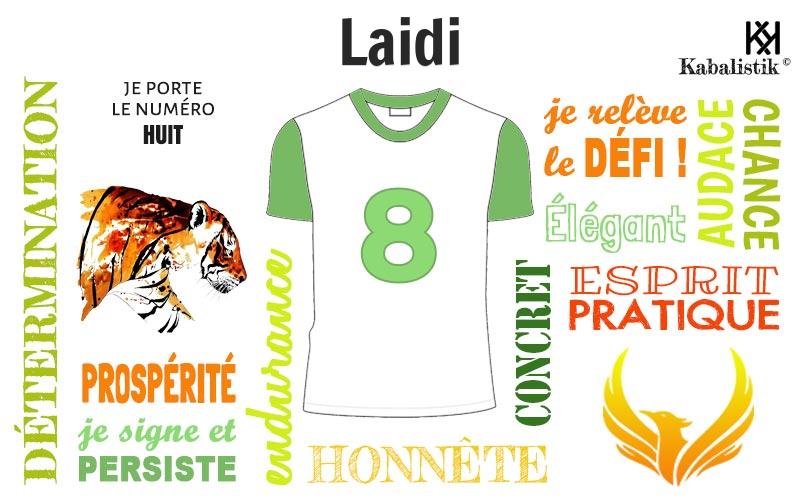 La signification numérologique du prénom Laidi