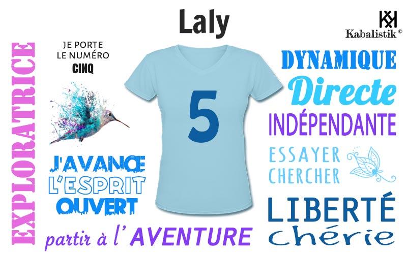 La signification numérologique du prénom Laly