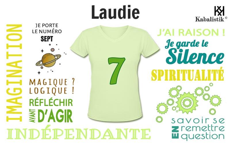 La signification numérologique du prénom Laudie