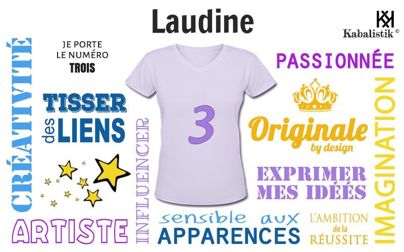 La signification numérologique du prénom Laudine