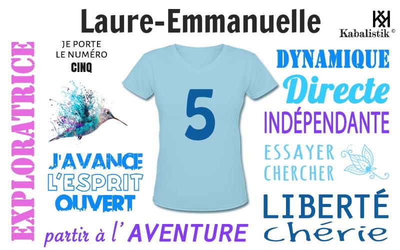 La signification numérologique du prénom Laure-emmanuelle