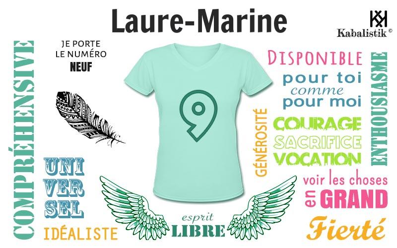 La signification numérologique du prénom Laure-marine