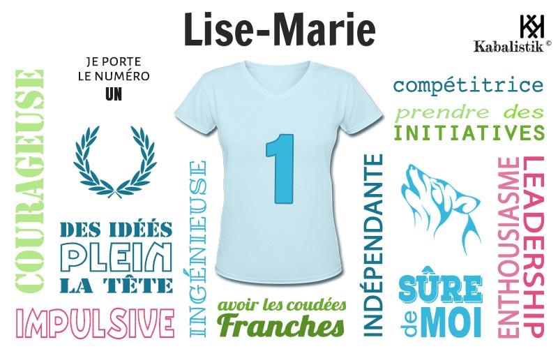 La signification numérologique du prénom Lise-marie
