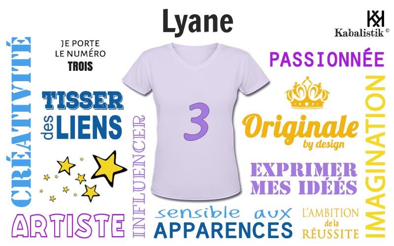 La signification numérologique du prénom Lyane