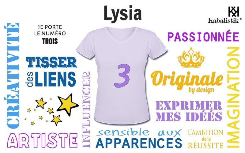 La signification numérologique du prénom Lysia