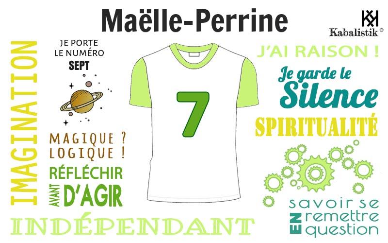 La signification numérologique du prénom Maëlle-perrine