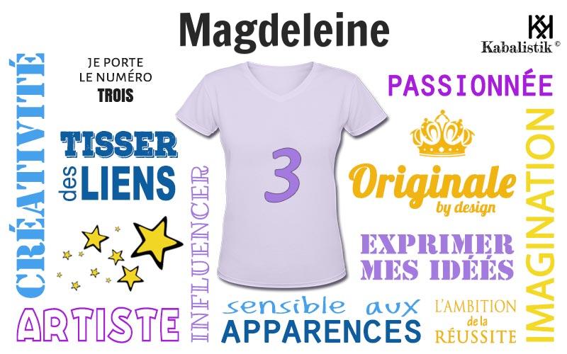 La signification numérologique du prénom Magdeleine