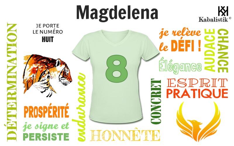La signification numérologique du prénom Magdelena