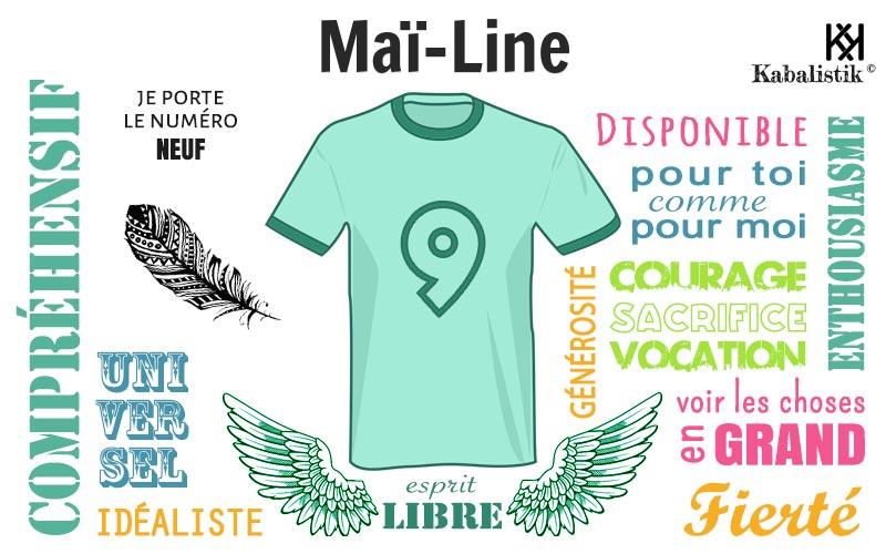La signification numérologique du prénom Maï-line