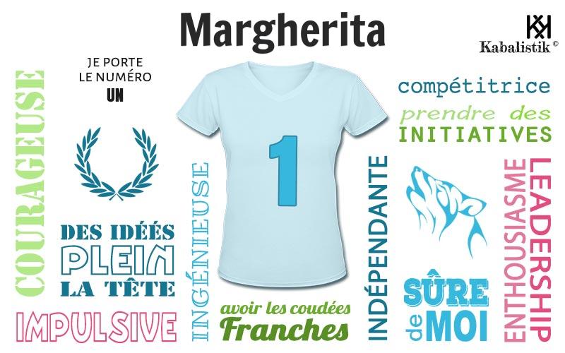 La signification numérologique du prénom Margherita
