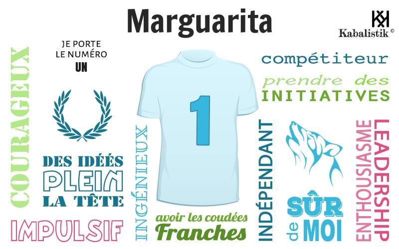 La signification numérologique du prénom Marguarita