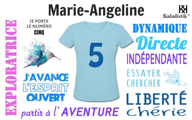 La signification numérologique du prénom Marie-angeline