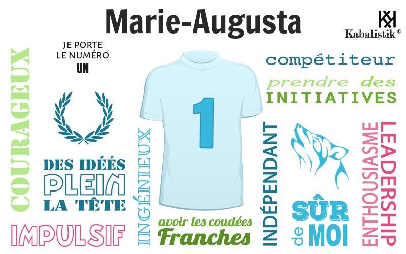 La signification numérologique du prénom Marie-augusta