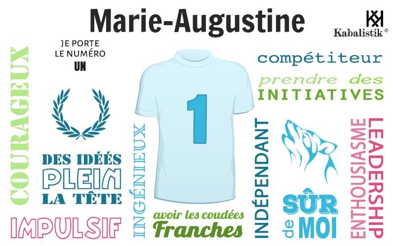 La signification numérologique du prénom Marie-augustine