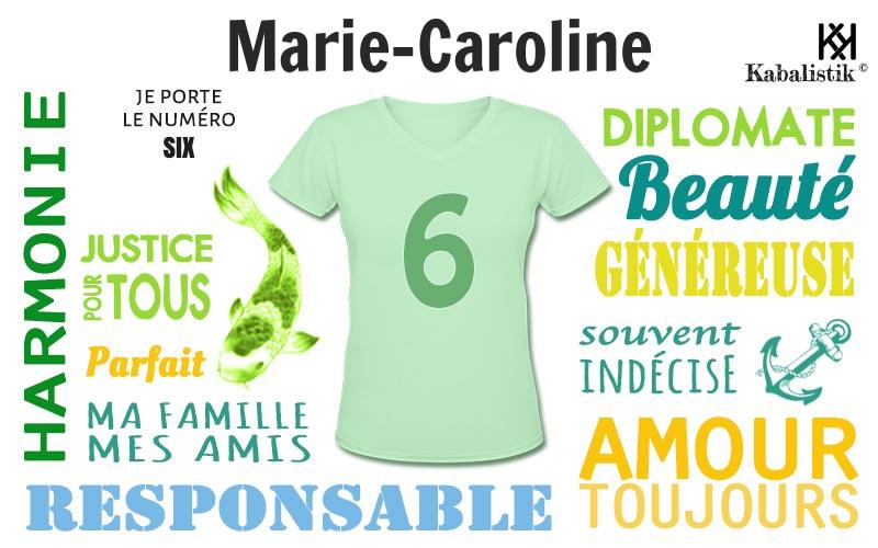 La signification numérologique du prénom Marie-caroline