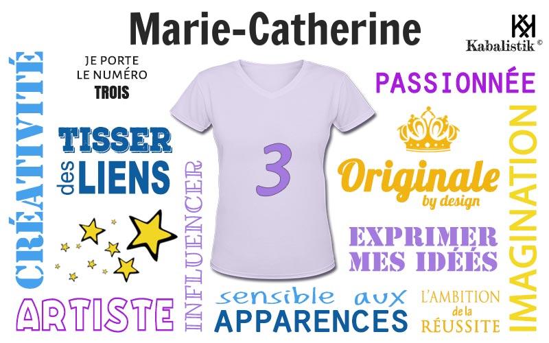 La signification numérologique du prénom Marie-catherine