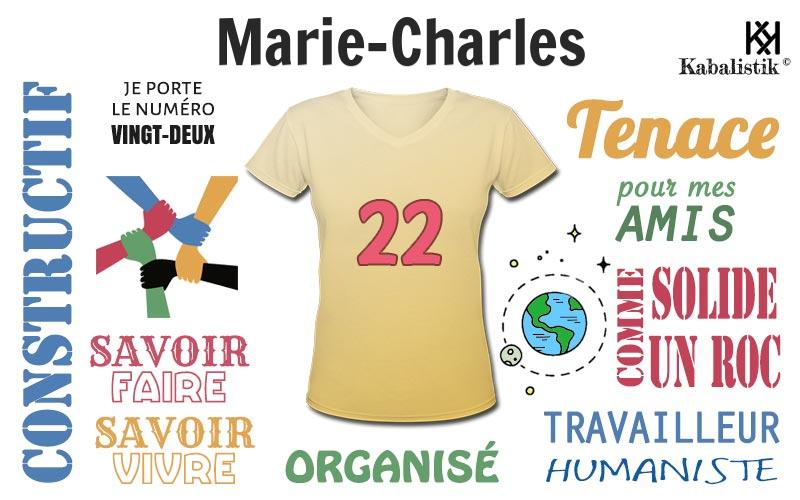 La signification numérologique du prénom Marie-charles