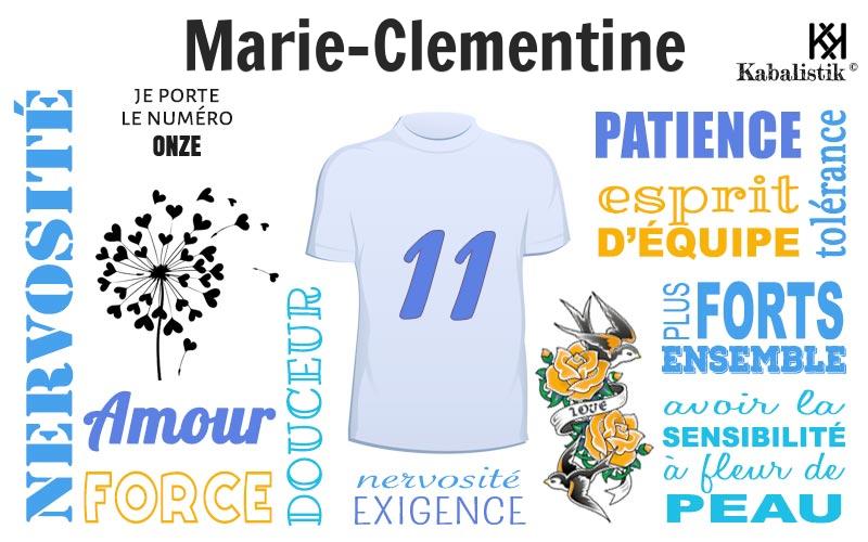 La signification numérologique du prénom Marie-clementine