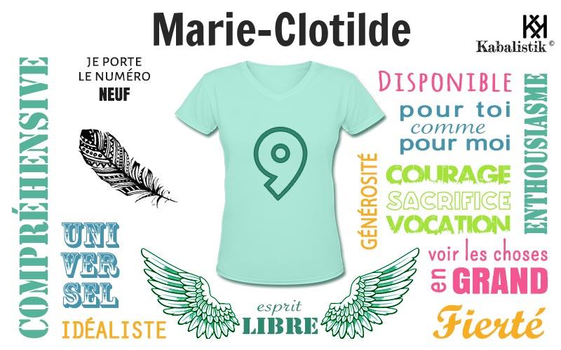 La signification numérologique du prénom Marie-clotilde