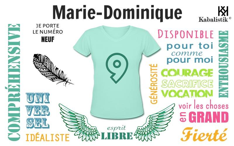 La signification numérologique du prénom Marie-dominique