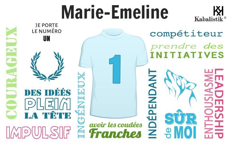 La signification numérologique du prénom Marie-emeline