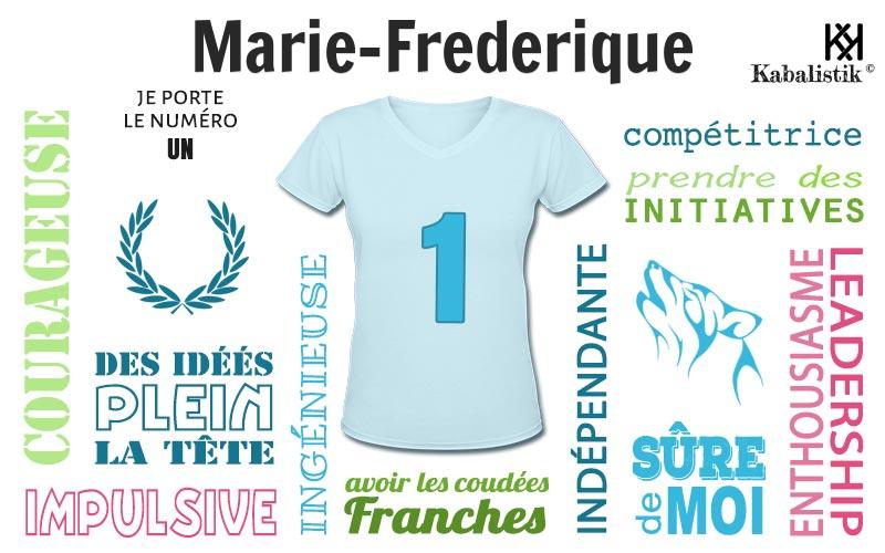 La signification numérologique du prénom Marie-frederique