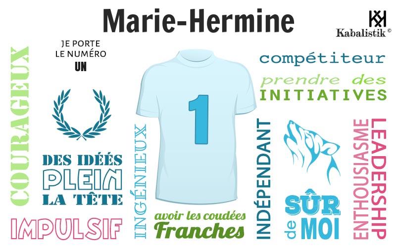 La signification numérologique du prénom Marie-hermine