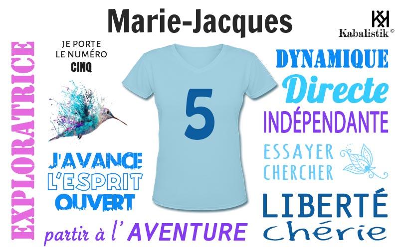 La signification numérologique du prénom Marie-jacques