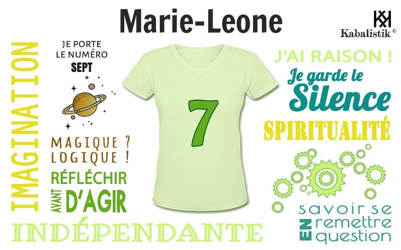 La signification numérologique du prénom Marie-leone