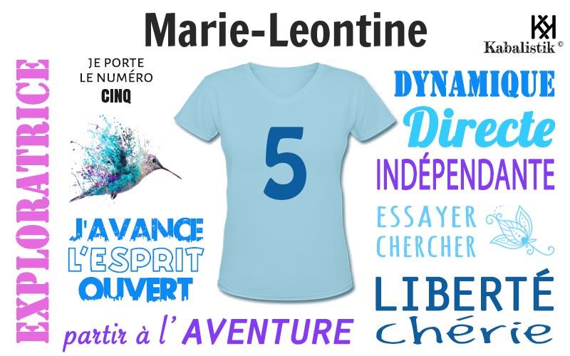 La signification numérologique du prénom Marie-leontine
