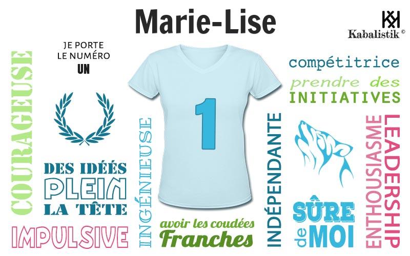 La signification numérologique du prénom Marie-lise