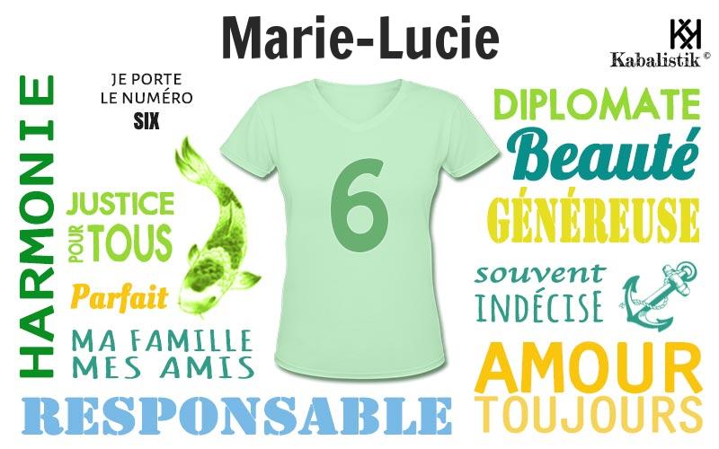 La signification numérologique du prénom Marie-lucie
