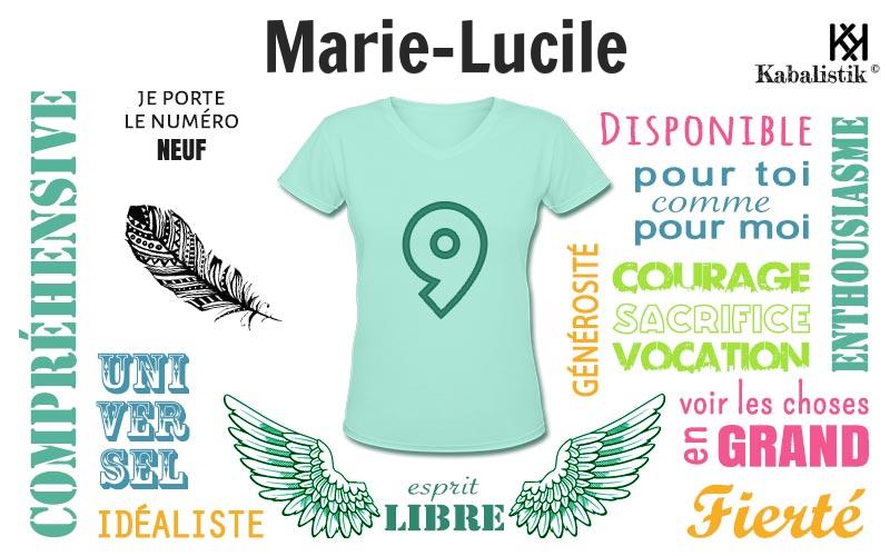 La signification numérologique du prénom Marie-lucile