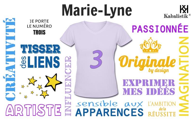 La signification numérologique du prénom Marie-lyne