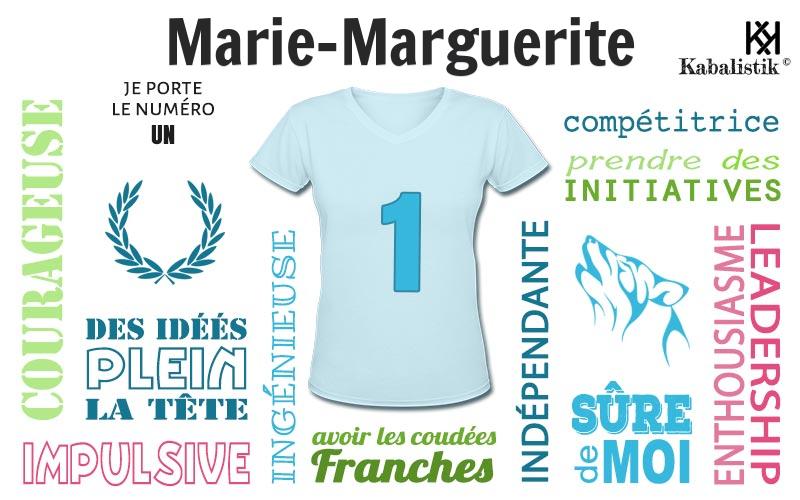La signification numérologique du prénom Marie-marguerite