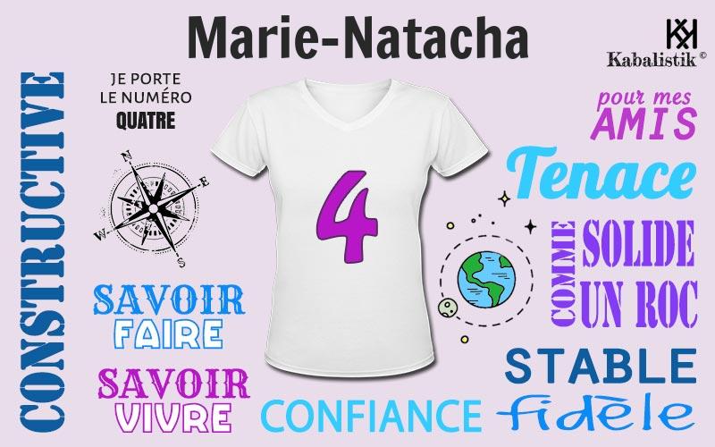 La signification numérologique du prénom Marie-natacha