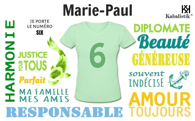 La signification numérologique du prénom Marie-paul