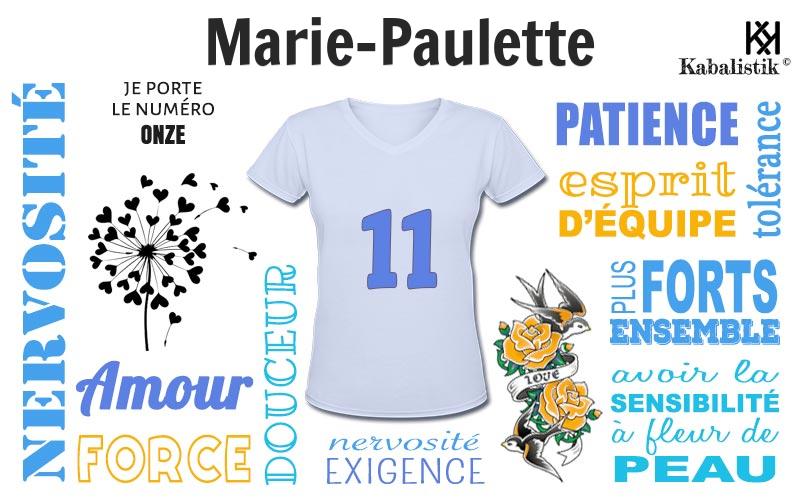 La signification numérologique du prénom Marie-paulette