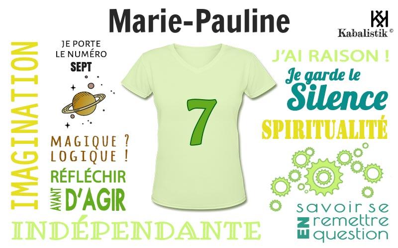 La signification numérologique du prénom Marie-pauline