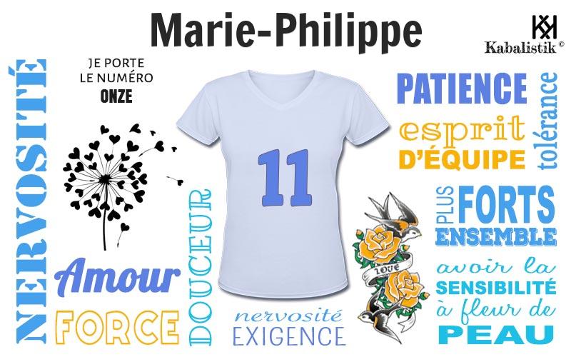 La signification numérologique du prénom Marie-philippe